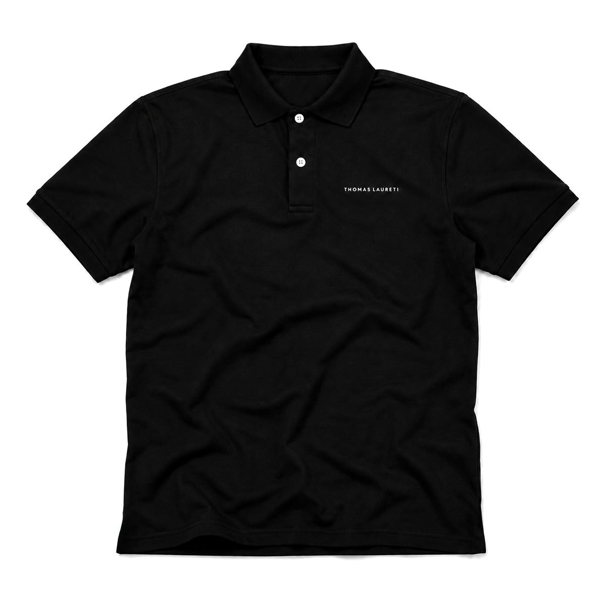 Men's Thomas Laureti Black Polo Shirt