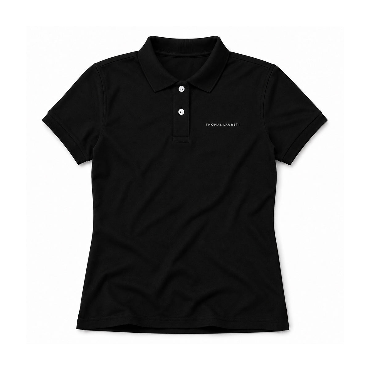 Women's Thomas Laureti Black Polo Shirt