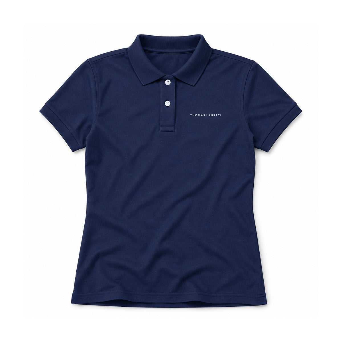 Women's Thomas Laureti Navy Blue Polo Shirt