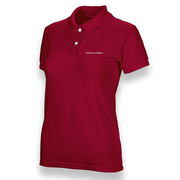 Maroon polo outlet shirt for women