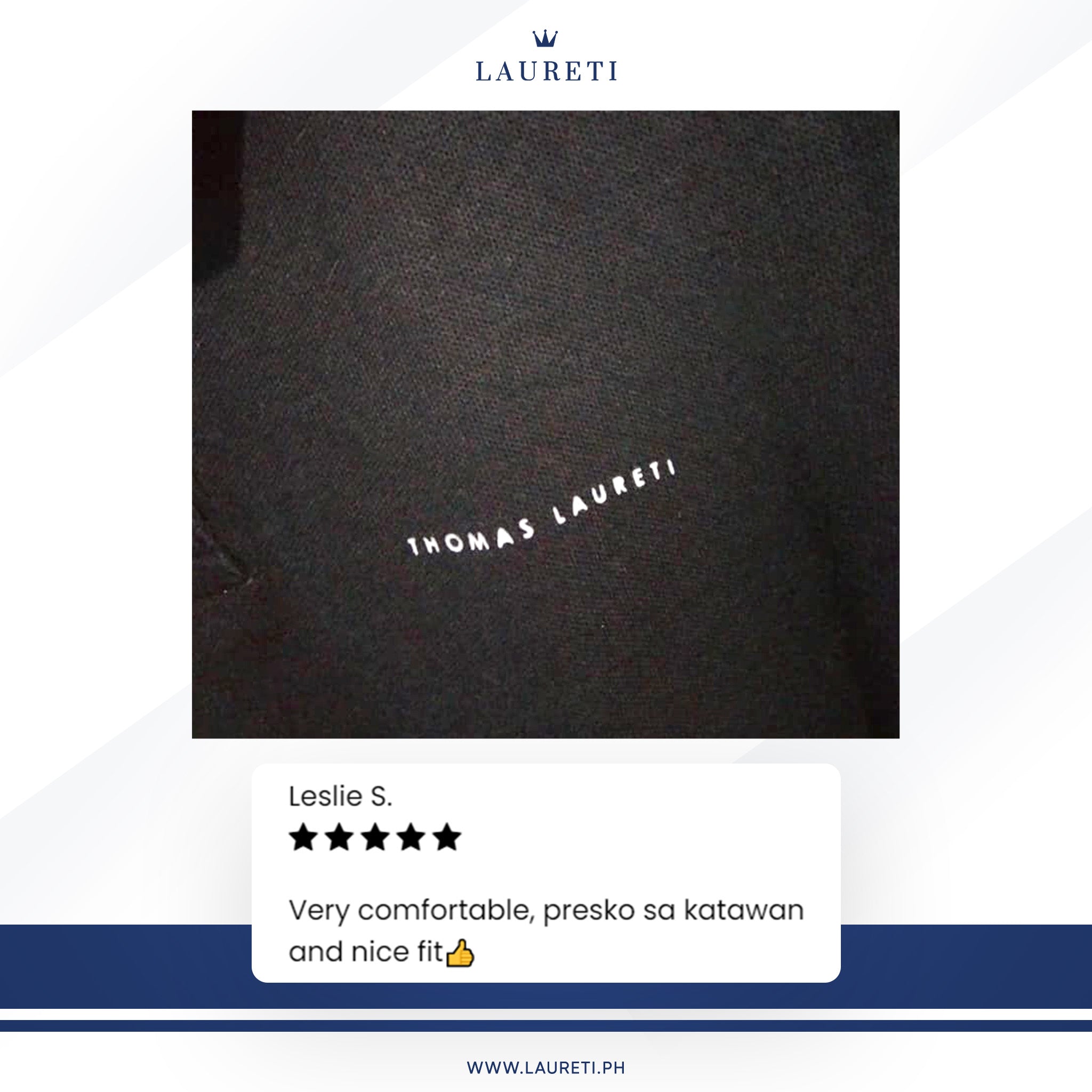 Women's Thomas Laureti Black Polo Shirt