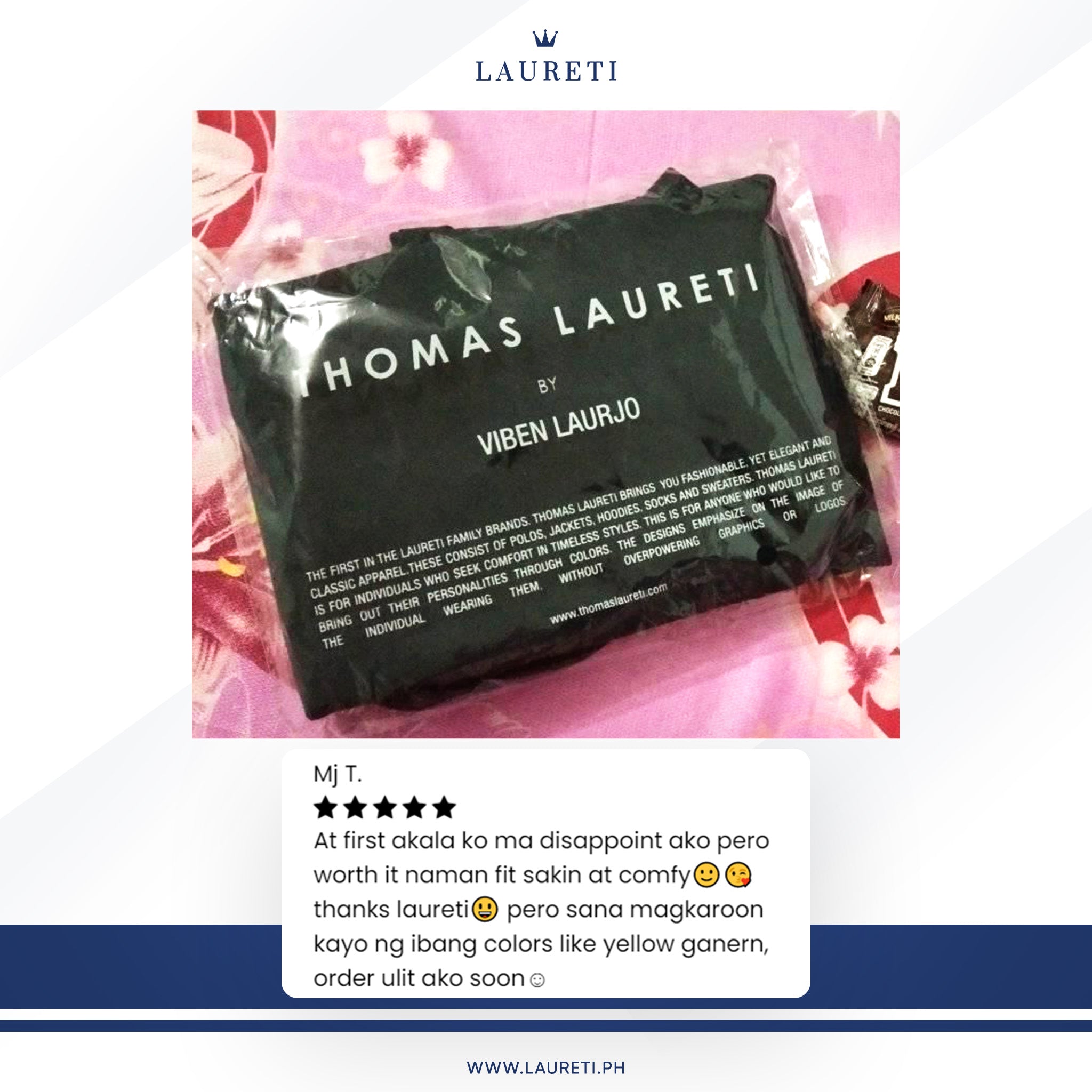 Women's Thomas Laureti Black Polo Shirt