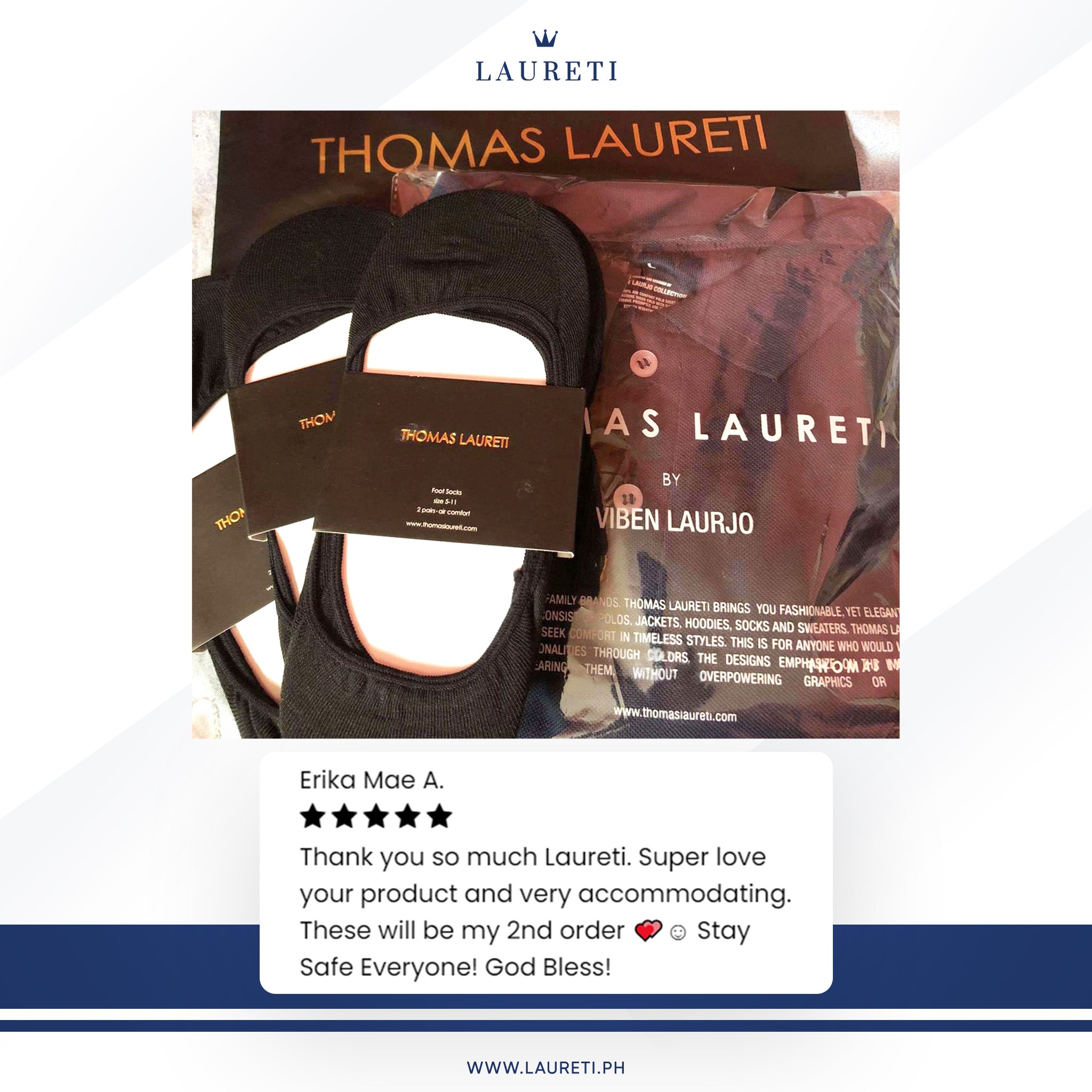 Women's Thomas Laureti Black Polo Shirt