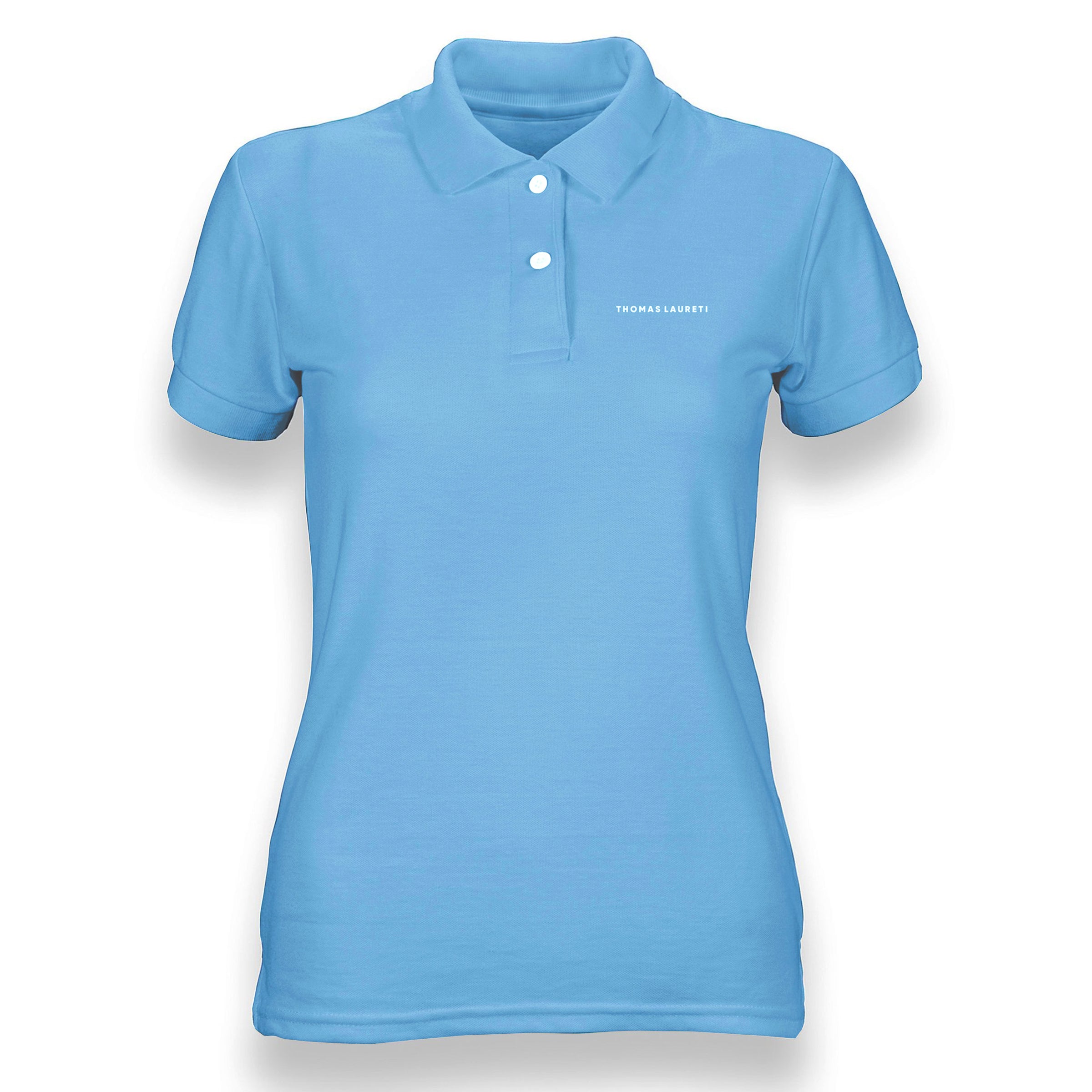 Women's Thomas Laureti Light Blue Polo Shirt