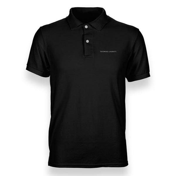 Men's Thomas Laureti Black Polo Shirt