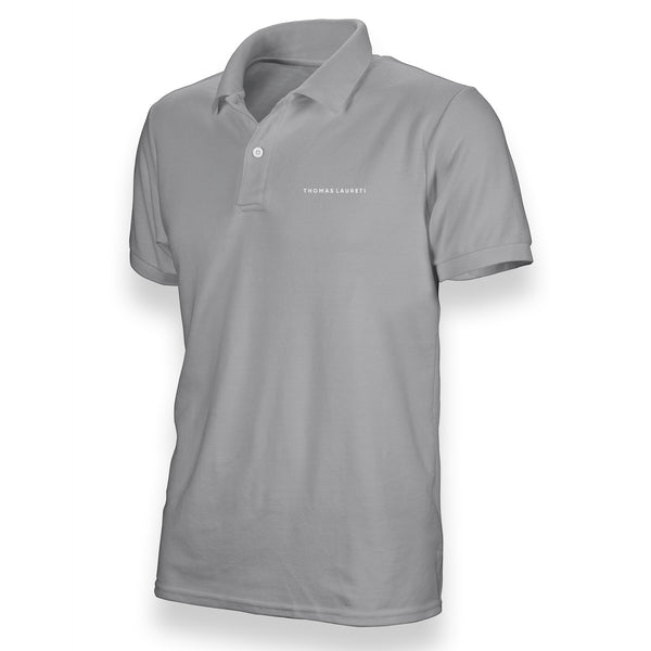 Men's Thomas Laureti Gray Polo Shirt