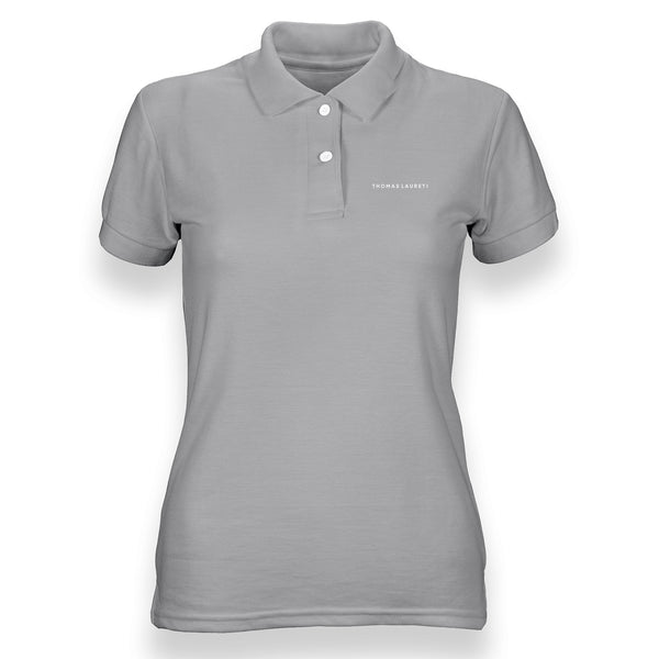 Women's Thomas Laureti Gray Polo Shirt
